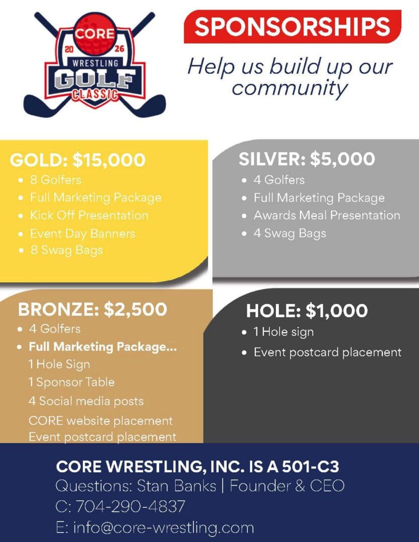 Flyer Golf Sponsorships 2026